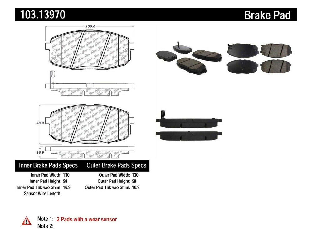 C-TEK Ceramic Brake Pads
