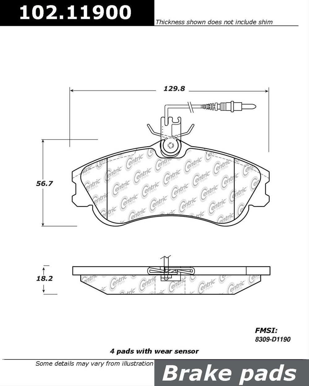C-TEK Semi-Metallic Brake