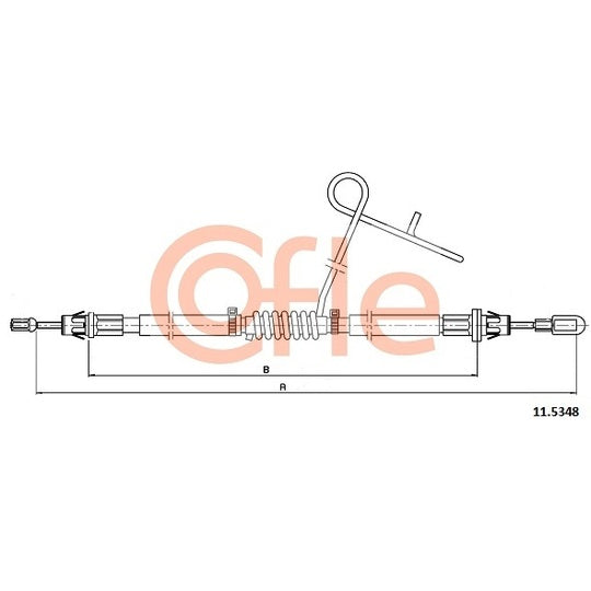 BRAKE CABLE 8AS