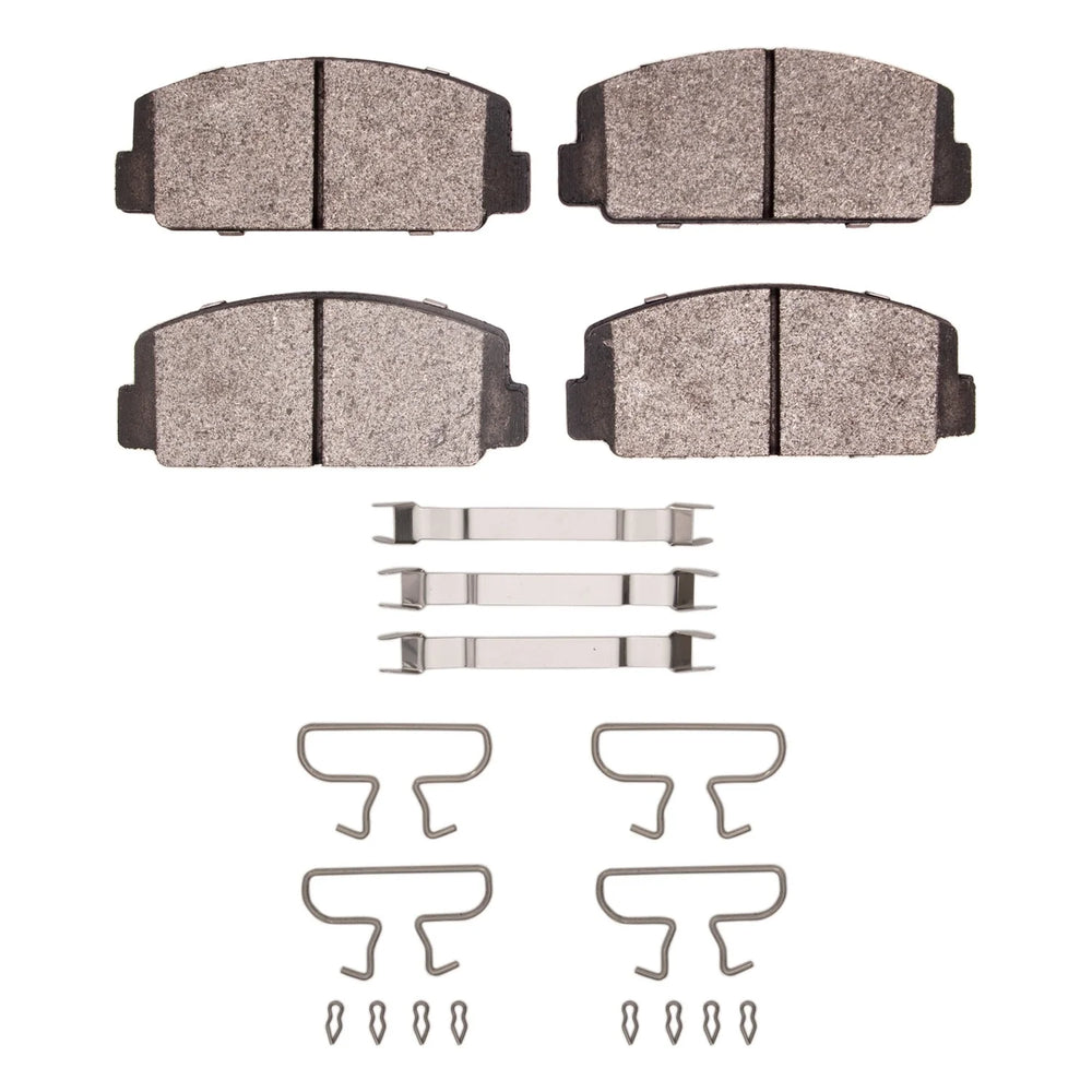 R1 72-81 Subaru GF Front Semi Met Pads & Hardware Kit