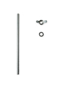 Air Cleaner 6-1/2 Inch Diameter, 2-7/16 Inch Tall Chrome Fits 5-1/8 Inch Diameter Carb Neck Mr Gasket