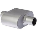 MUFFLER XLERATOR VR PERFORMANCE OVAL 2.5IN ID/OD C/C 13IN OAL AS