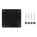 BuiltRight Industries 2020 Jeep Gladiator Bed Plug Plate Cover (Alum) - Black