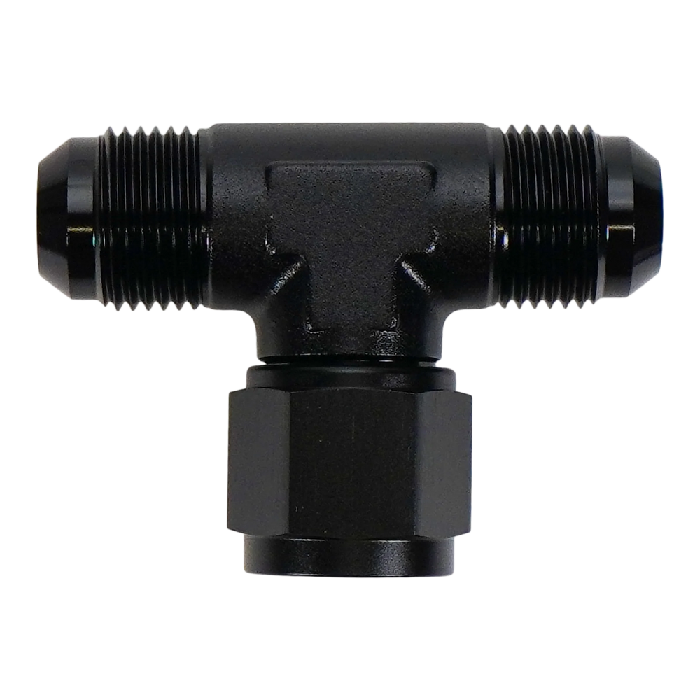 DeatschWerks 10AN Male Flare to Female Flare Swivel Tee on 90