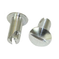 Moroso Quick Fastener - Oval Head - 5/16in x .500in - Aluminum - 10 Pack