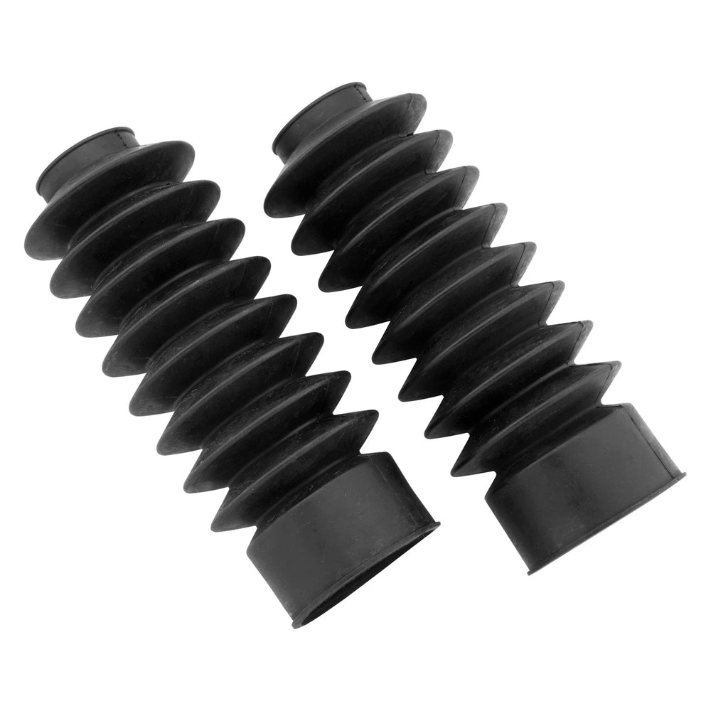 Bikers Choice 41MM Black Fork Boots Extended 8.58in / Collapsed 4in (Pair)