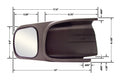 0206 DODGE RAM TOWING MIRROR L.H.