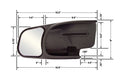 9907 GM LD/SUB/TAH/YUK TOW MIRROR (PASS)