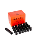 Raceline 12x1.25mm Spline Black Lug Nuts (24 Pack)