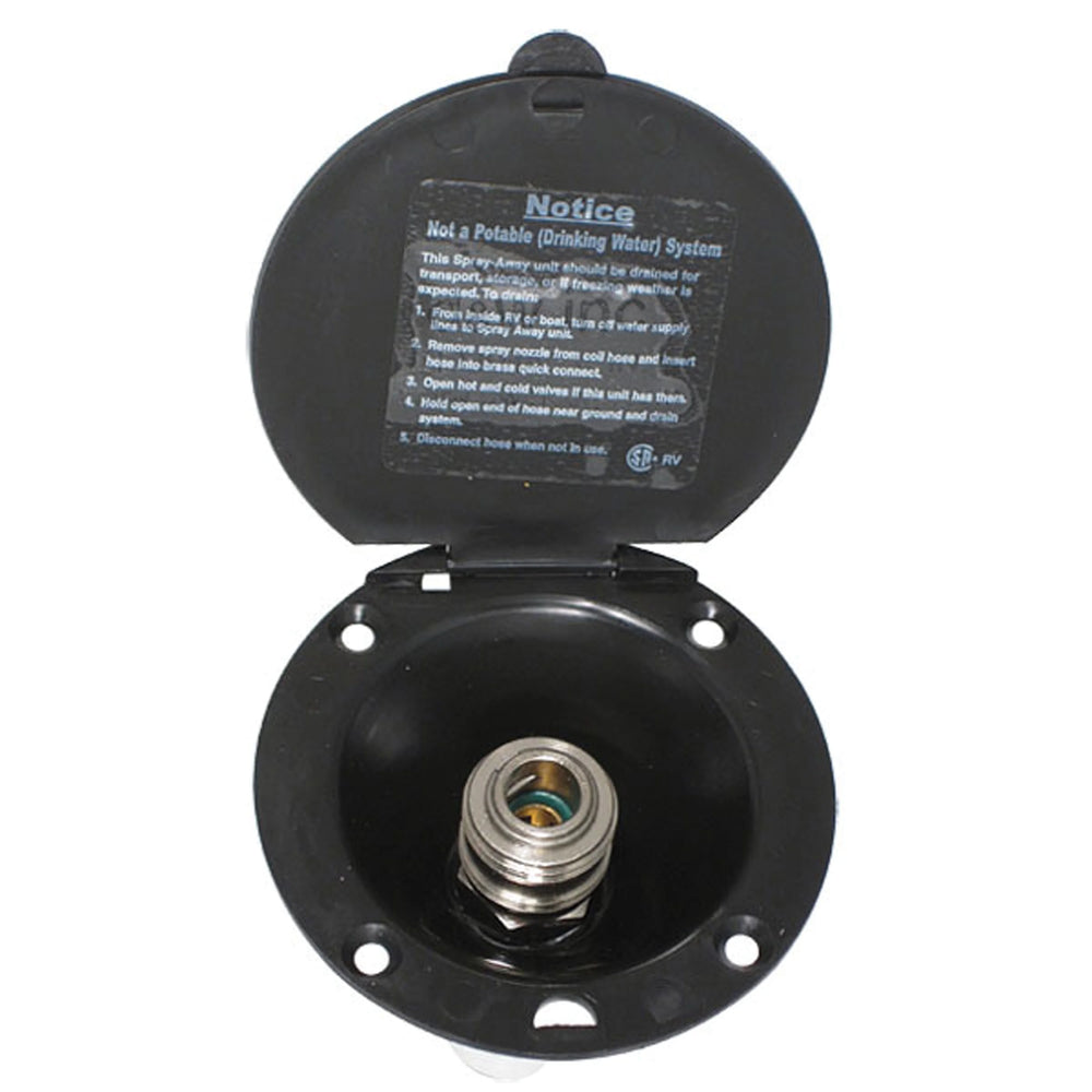 QUICK CONNECT VALVE 2.75IN BLACK