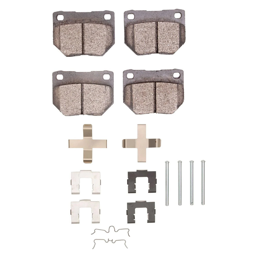 R1 89-96 Nissan 300ZX Turbo Rear Ceramic Brake Pads & Hardware Kit