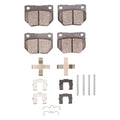 R1 89-96 Nissan 300ZX Turbo Rear Ceramic Brake Pads & Hardware Kit