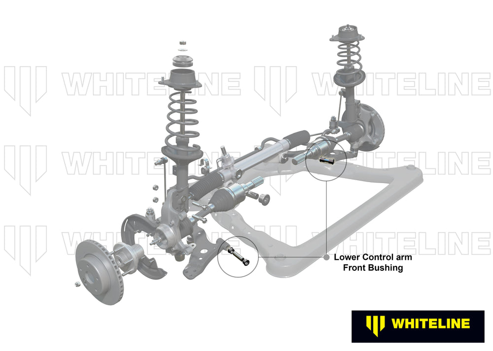 FRONT CONTROL ARM LOWER INNER FRONT BUSHING 0820 SUBARU