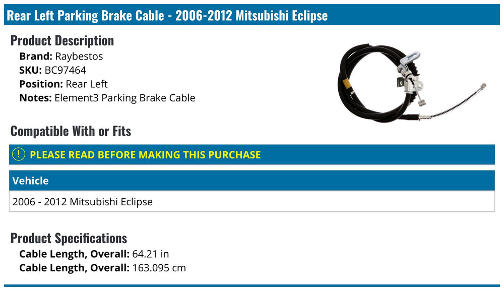 BRAKE CABLE