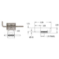 LATCH,SPRING ASSY,SST