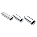 12IN SLANTED DOUBLE WALL SS EXHAUST TIP 2.25IN ID / 4.00IN OD