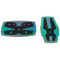 NRG Aluminum Sport Pedal A/T - Neochrome w/Black Rubber Inserts