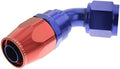 12 60 DEGREE FEMALE ALUMINUM HOSE END BLACK