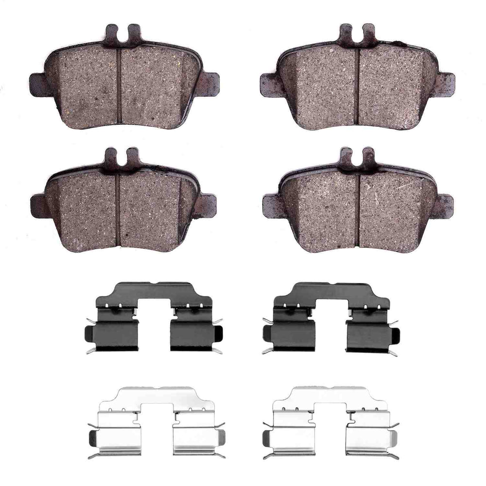 R1 14-19 Mercedes-Benz B Electric Drive Rear Semi Met Pads & Hardware Kit