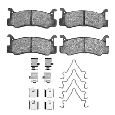 R1 87-95 Mazda MX-3 Rear Semi Met Pads & Hardware Kit