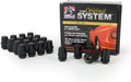 CHROME LUG NUT AND LOCK SYSTEM ACORN BULGE SEAT OPEN END 14MM X 1.50