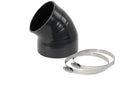 aFe Magnum FORCE CAI Univ. Silicone (4.125in to 3.5in ID / 49 Deg.) Elbow Reducing Coupler - Black