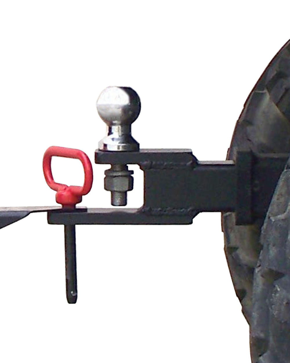 DOUBLE DUTY HITCH ADAPTER HITCH PIN OR BALL HOOKUP (100 LBS TONGUE WEIGHT CAP)