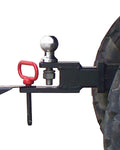 DOUBLE DUTY HITCH ADAPTER HITCH PIN OR BALL HOOKUP (100 LBS TONGUE WEIGHT CAP)