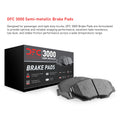 DFC 97-02 Peugeot 306 (Mexico) Front 3000 Semi-Metallic Brake Pads