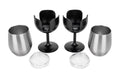 LIBATC WINE TUMBLER 2PACK 8OZ. BLACK