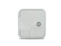 CITY WATER HATCH W/PLASTIC CHECK VALVE KEY POLAR WHITE
