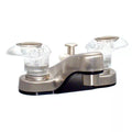 CATALINA 2HANDLE HI ARC 8 IN KITCHEN FAUCET WHITE W/WHITE LEVER HANDLES