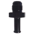 Fragola -6AN Male x 5/16 Barb For Smooth Hose Black