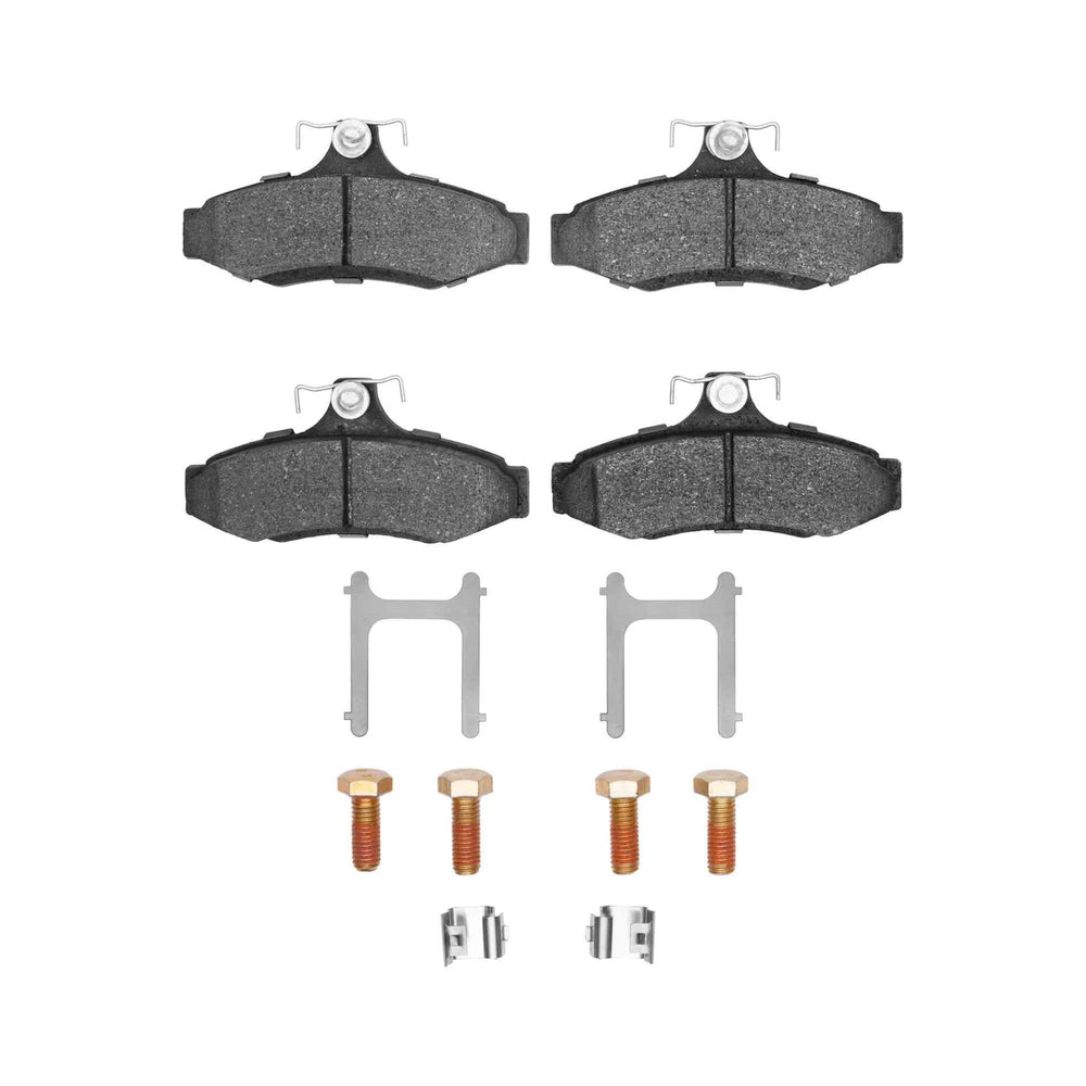 R1 97-04 Daewoo Leganza Rear Semi Met Pads & Hardware Kit