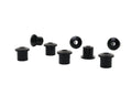 Spring - eye rear and shackle bushing 8 Bushings Grease