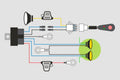 WIRING HARNESS LOOM LED LIGHTS WITH DRL