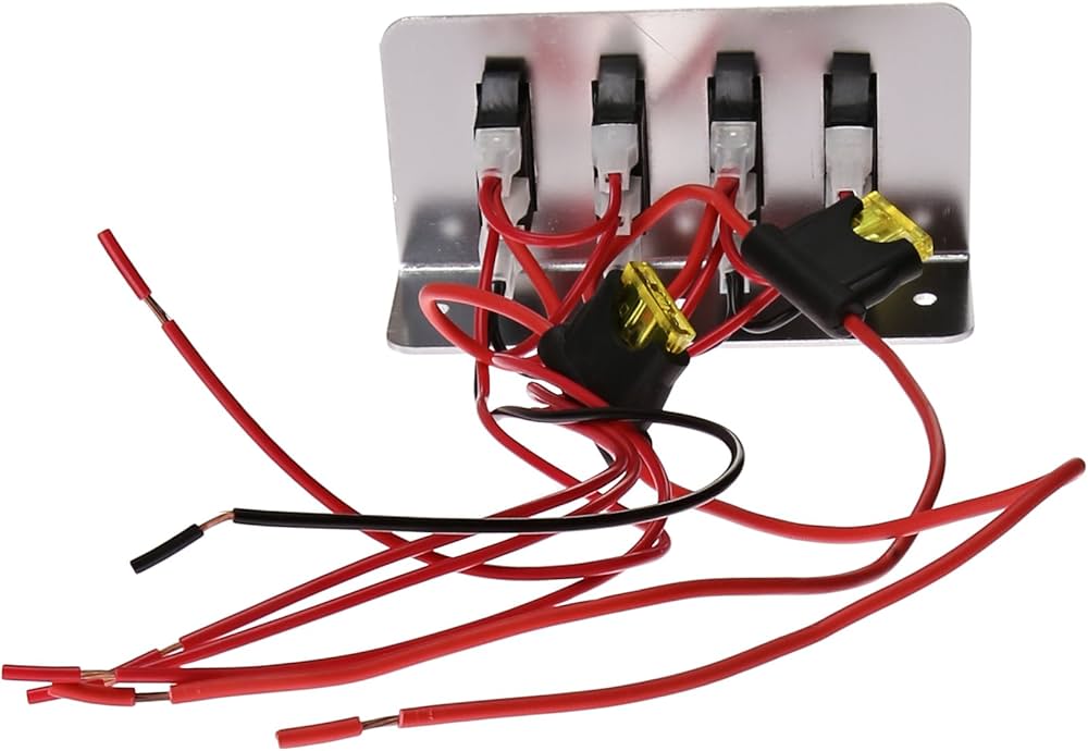 SWITCH PANEL,QUAD,ON-OFF ILLUMINATE