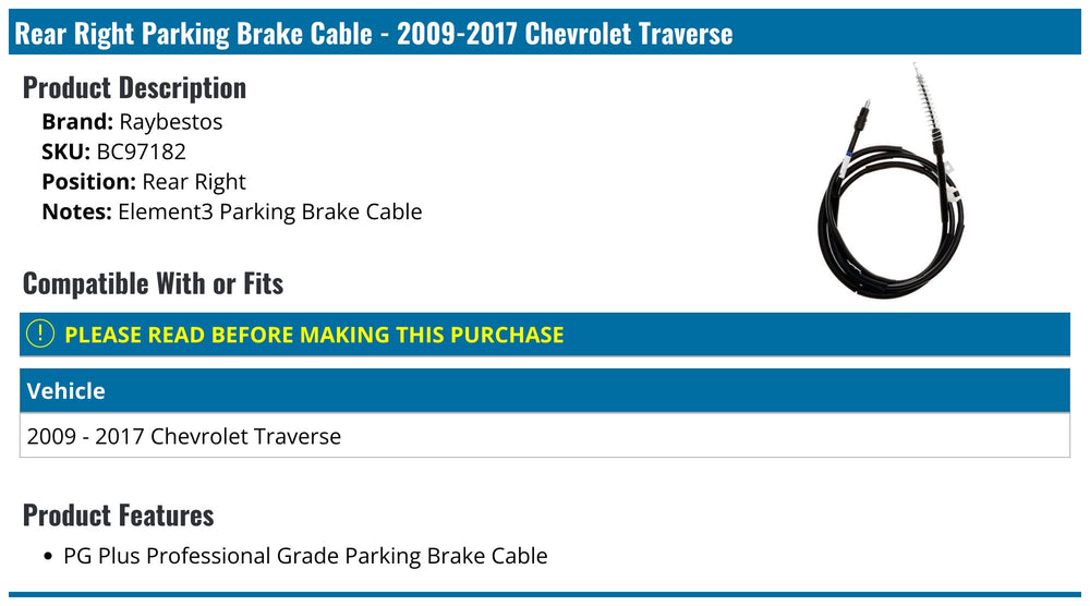 BRAKE CABLE