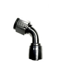 Fragola -6AN 60 Degree Fixed/Single Swivel Sport Crimp Pro Hose End