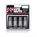 12MM X 1.25SILVER OPEN END ALUMINUM RACING (3/4IN HEX) (4 LUG NUTS)