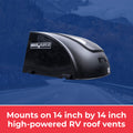 Maxxair Vent Corporation black auto part