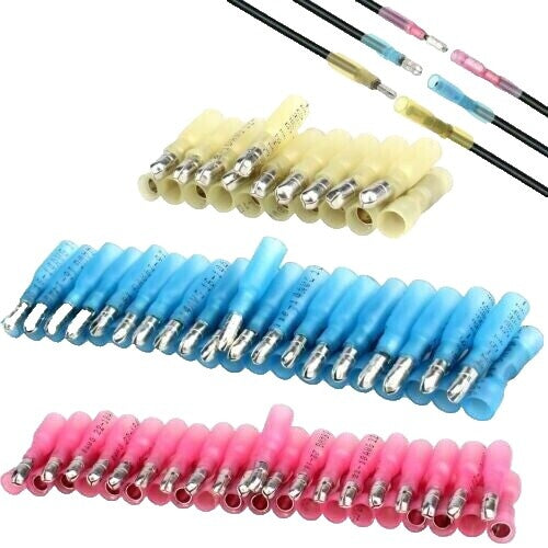 BLUE VINYL RING TERMINAL 6 GAUGE 1/2 INCH PACKAGE OF 25