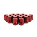 Mishimoto Steel Acorn Lug Nuts M12 x 1.5 - 24pc Set - Red