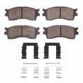 R1 01-05 Kia Spectra Front Semi Met Brake Pads and Hardware Kit