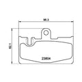 BRAKE PAD SET DISC BRAKE 8DB