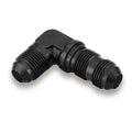 BLACK -10 90 DEG. BULKHEAD FITTING