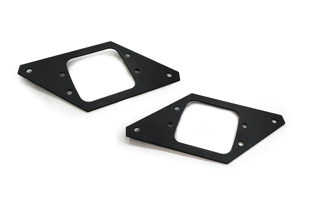 ~(4 lbs. 10X8X4)~ JL Destroyer Rear Light Bezel Fits Rigid D-Series Flush Mount lights Black Powder Coated 2018-20xx Jeep JL Wrangler