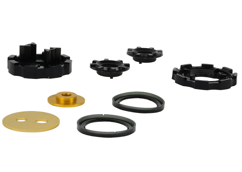 Differential - mount rear bushing 6 Insert Bushings 2 Washers Install Guide Grease