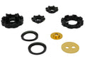 Differential - mount rear bushing 6 Insert Bushings 2 Washers Install Guide Grease