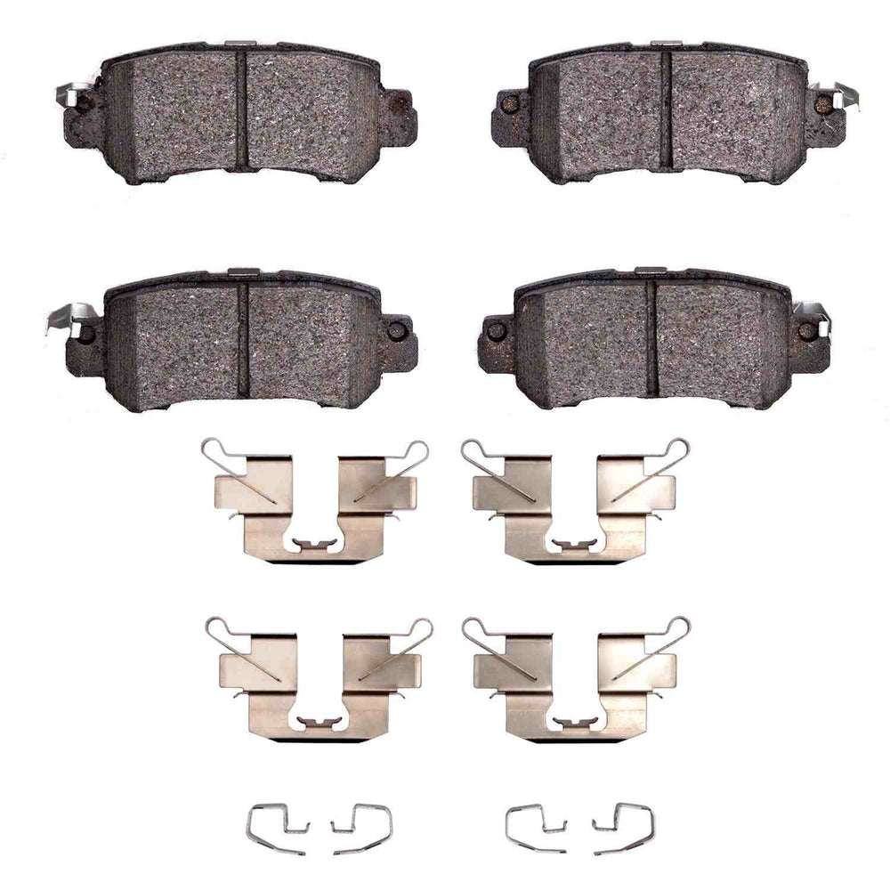 R1 13-18 Mazda Cx-5 Rear Semi Met Brake Pads and Hardware Kit